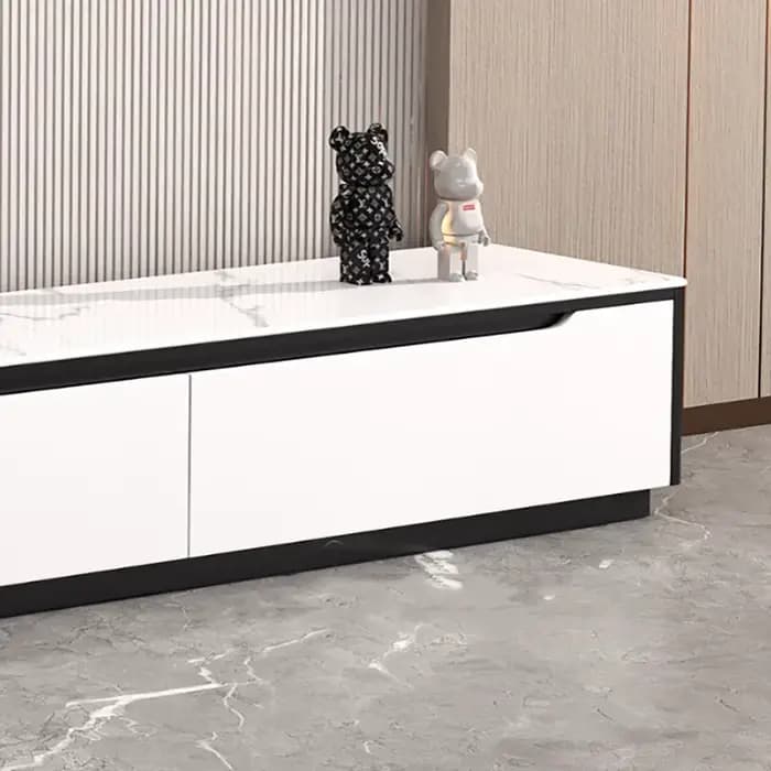 Meubles de télévision de luxe modernes avec tiroirs gain de place supports
