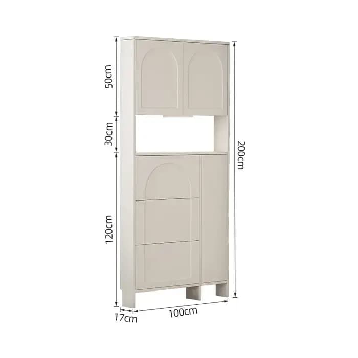 Meuble à chaussures de luxe compact avec couvercles