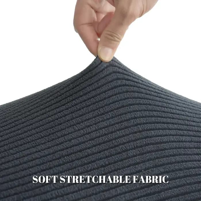 1/2 ensembles couleur unie sans bras housse de canapé extensible RV Dinette coussins couvre cabine siège