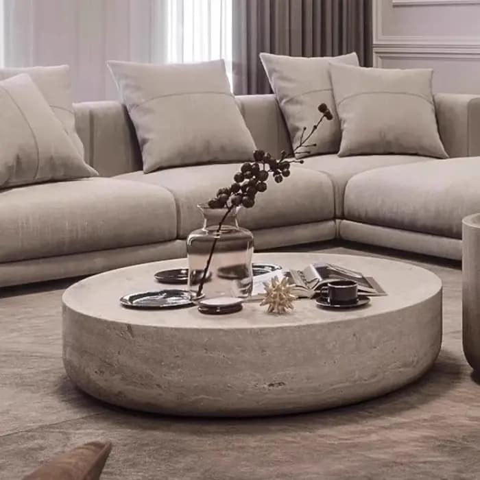Table basse industrielle japonaise claire