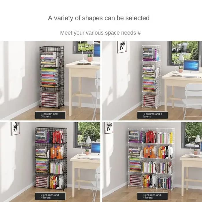 Bibliothèque flottante pour le nettoyage de la maison