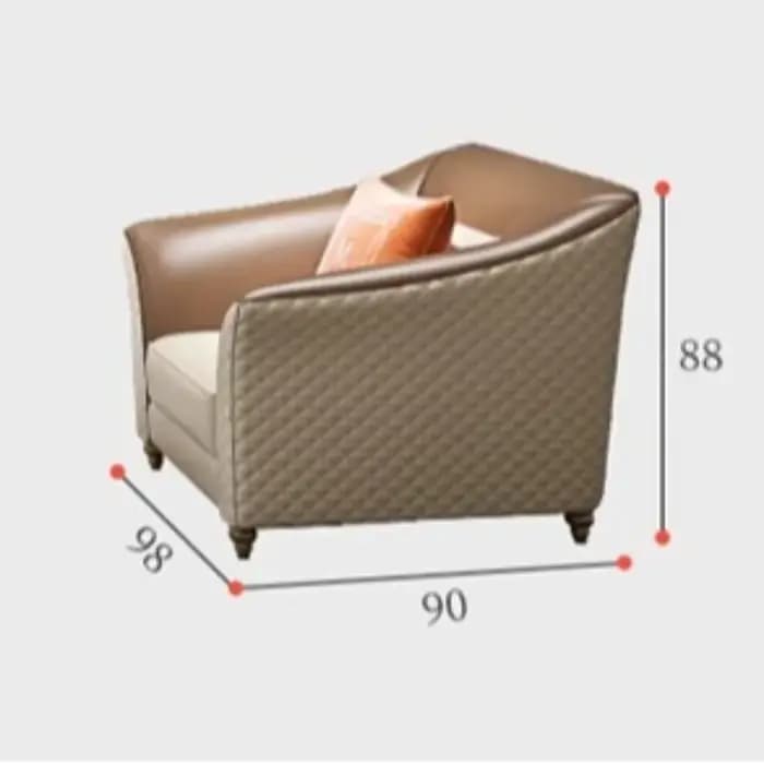 Canapé inclinable de luxe moderne