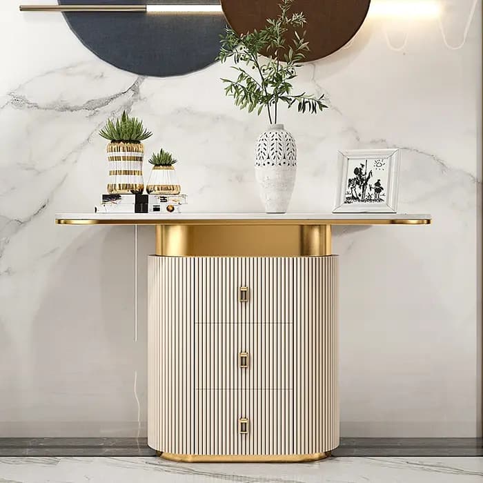 Rangement avec tiroirs Tables Console entrée couloir