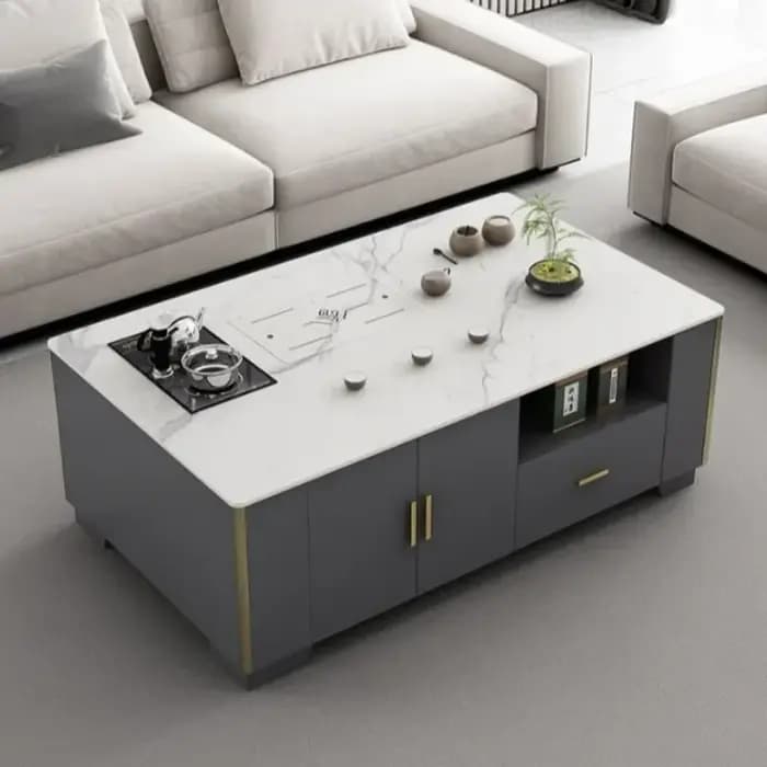 Cadre japonais Table basse affichage multifonction Unique