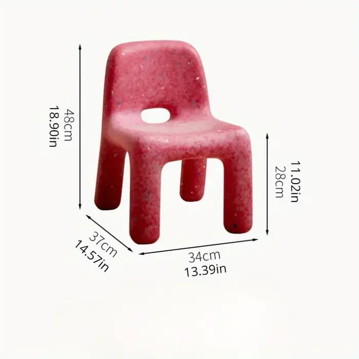Chaise en plastique de Style nordique avec dossier, chaise élégante pour chambre à coucher, salon, d