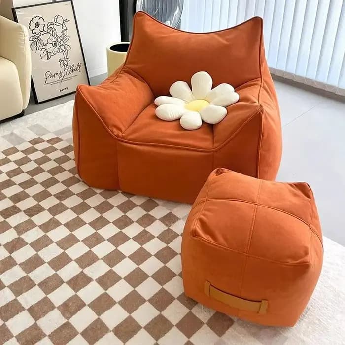 Salon pouf canapés Relax chambre paresseux canapé moelleux confortable