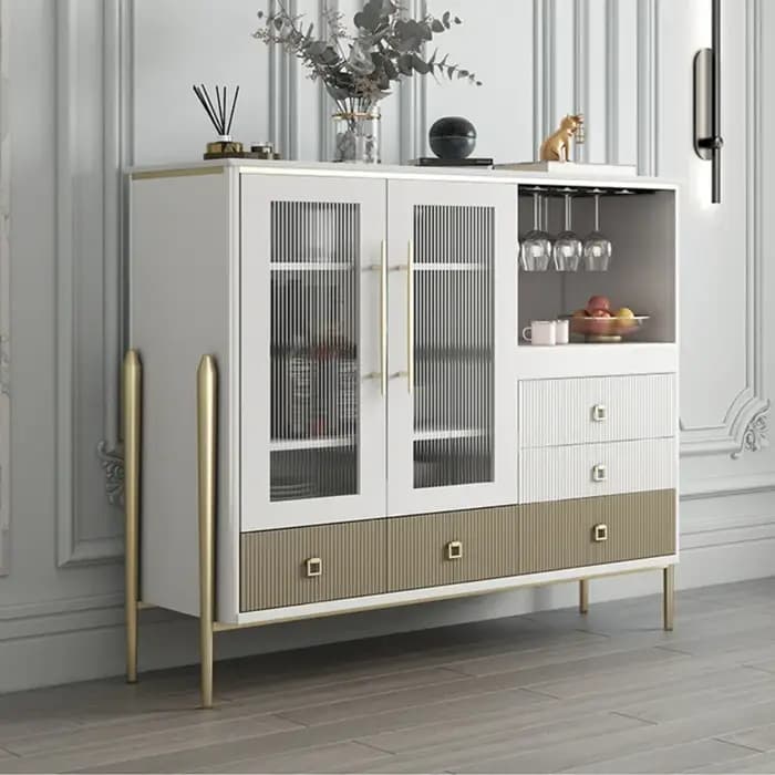 Armoire de rangement au sol, porte sur pied verte, meuble de salon pour parfum, jouets de vin de luxe, meubles de maison
