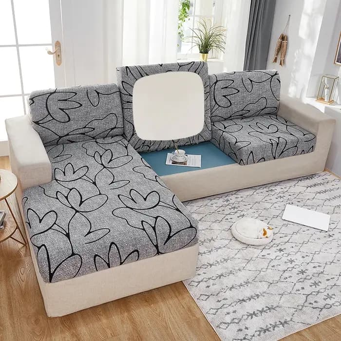Ensemble de coussins de canapé en soie de lait