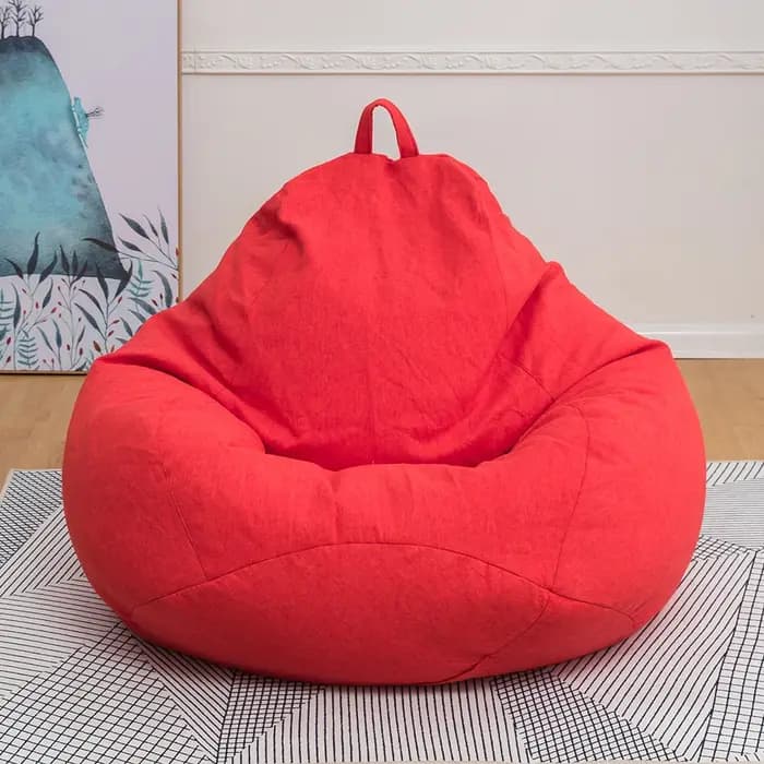 Grande housse de canapé en lin XXL, sans remplissage, pouf, chaise, lit, Futon, siège Ottoman, Tatam