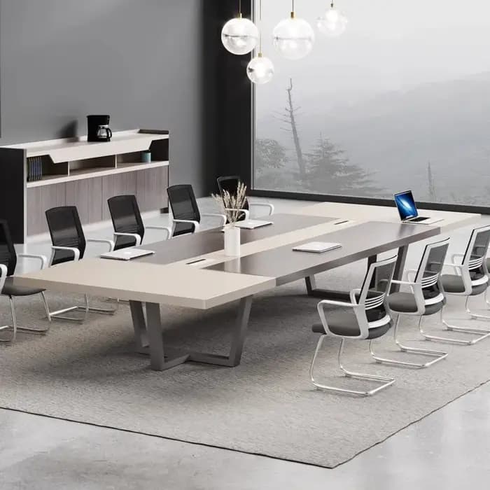 Établi bureau petite Table de conférence Simple moderne longue bande