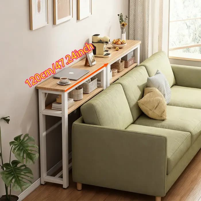 Étagère arrière multifonctionnelle pour canapé, Table basse, supports de rangement, organisateur de