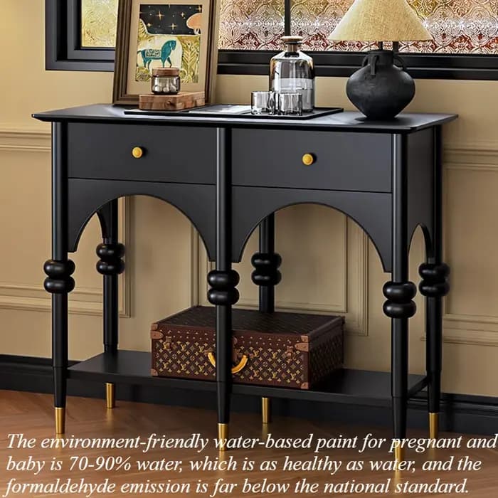 Armoire de style rétro français pour entrée et salon, meuble de rangement d'entrée, armoire de style