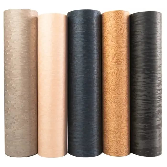 Placage en bois d'ingénierie œil de chat 58x250cm pour les applications de surfaces durables dans le