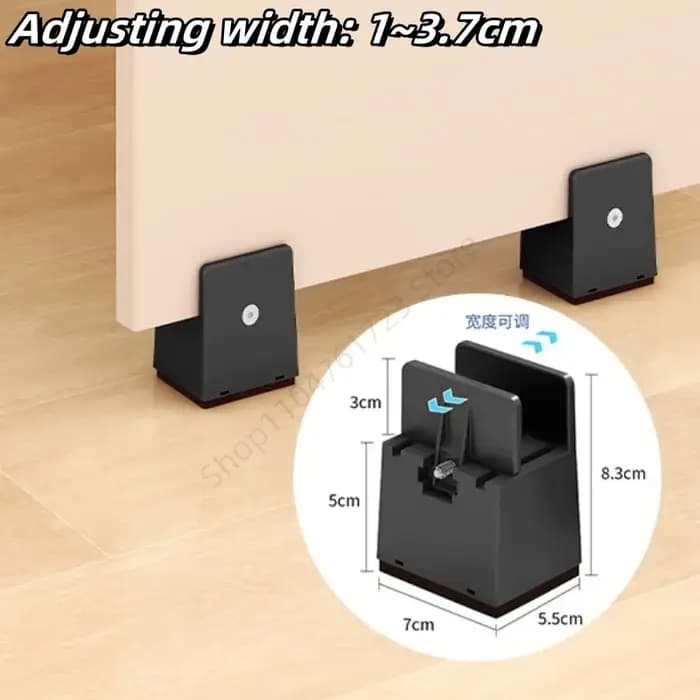 4 pièces lourd réglable chaise pieds Riser vis pince canapé Table