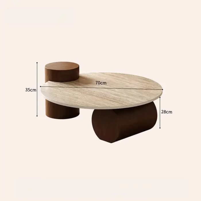 Table basse vintage en bois