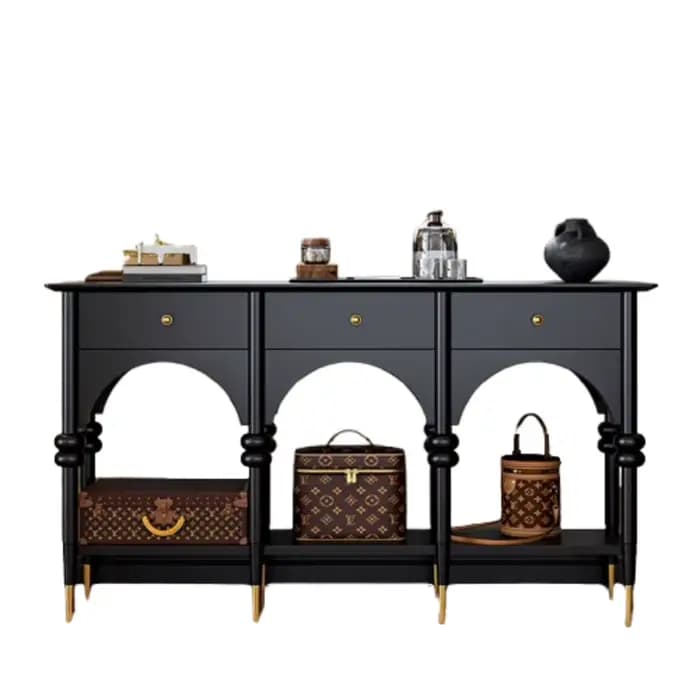 Armoire de style rétro français pour entrée et salon