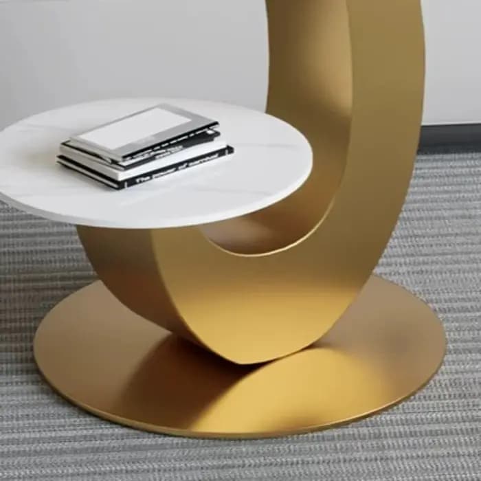 Table basse ronde de luxe