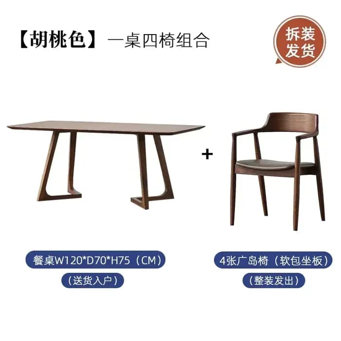 Ensemble de Table à manger en bois pour Restaurant