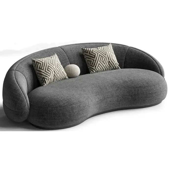 Canapé de salon de luxe nordique minimaliste famille bouffée confortable