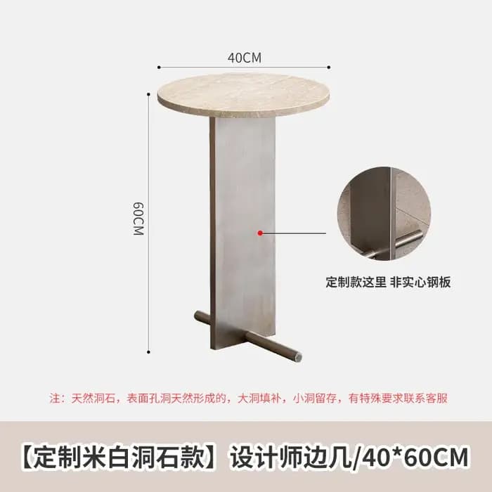 Table d'appoint moderne pour canapé