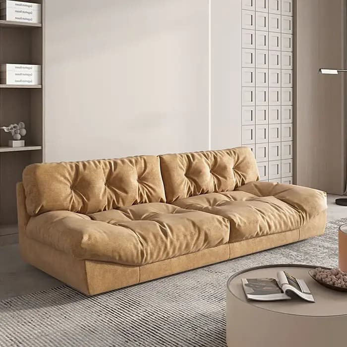 Canapé-lit en tissu de luxe moderne pour salon