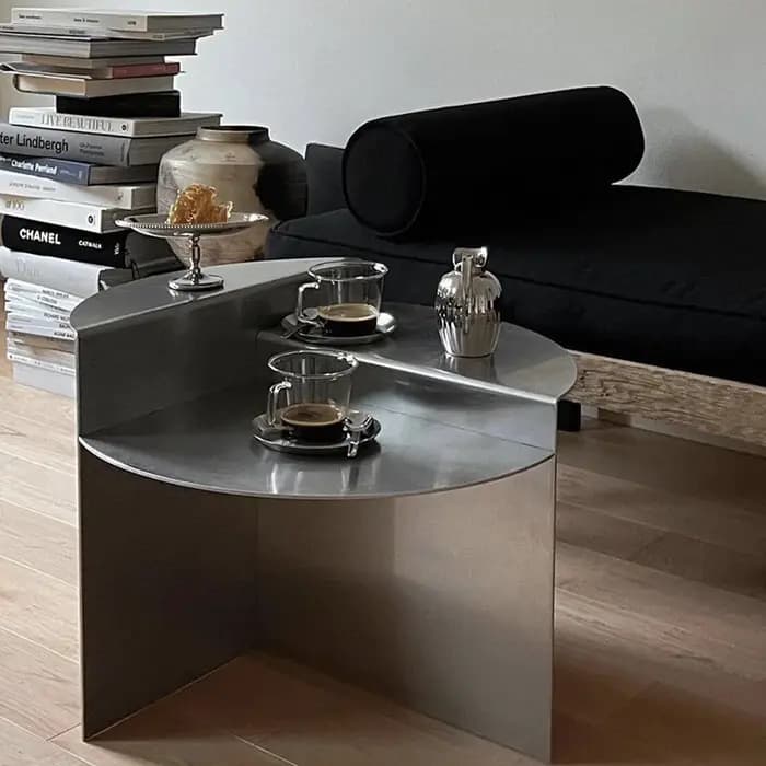 Table Basse ronde en métal