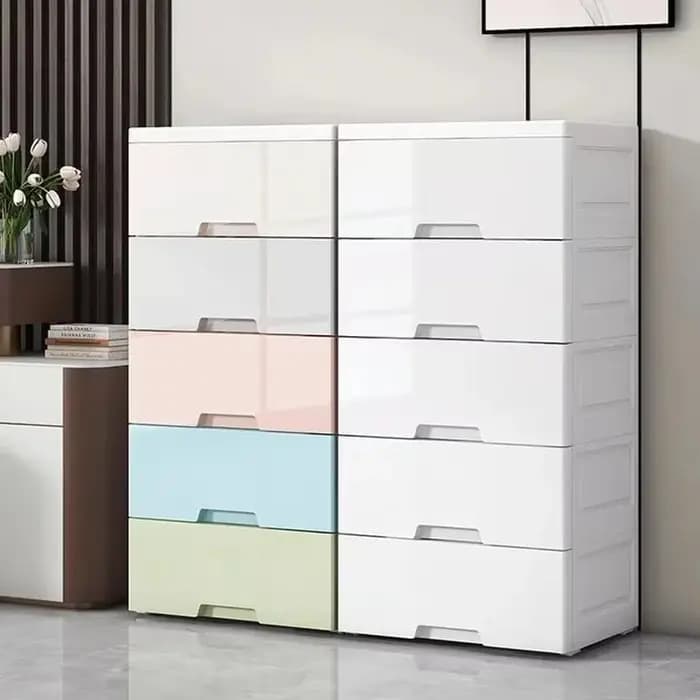 Armoire de rangement en plastique épaissi style tiroir pour vêtements de bébé nourrisson et enfant g