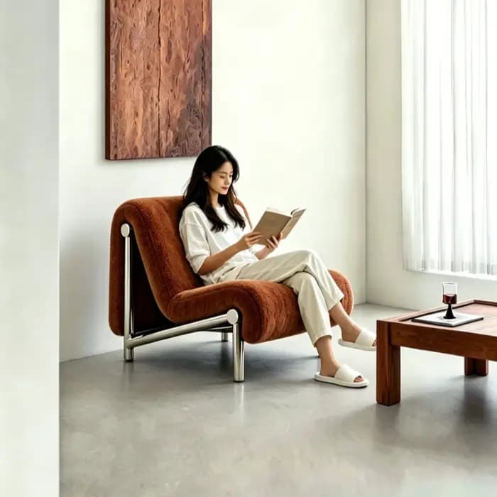 Fauteuils de salon modernes et colorés de qualité supérieure