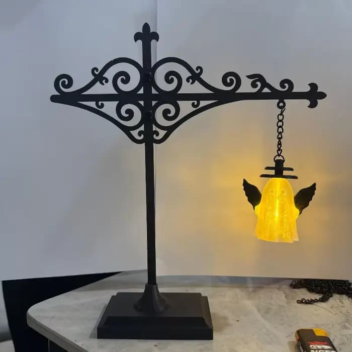Lanterne de bibliothèque décorative, éclairage de bibliothèque rétro, lampe de bibliothèque multifonctionnelle, veilleuse LED chaude, ornement