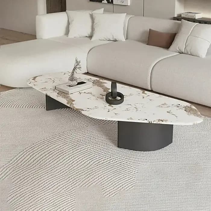 Table basse carrée élégante pour salon