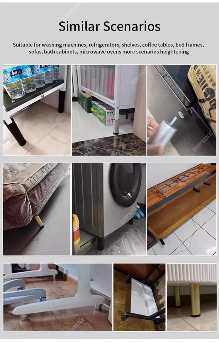 pieds de réglage de la hauteur des meubles pieds de support des armoires M8 M6 M10 pieds de nivelle