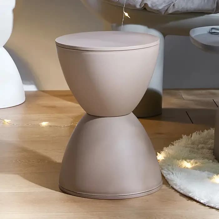 Tabouret circulaire moderne pour salon