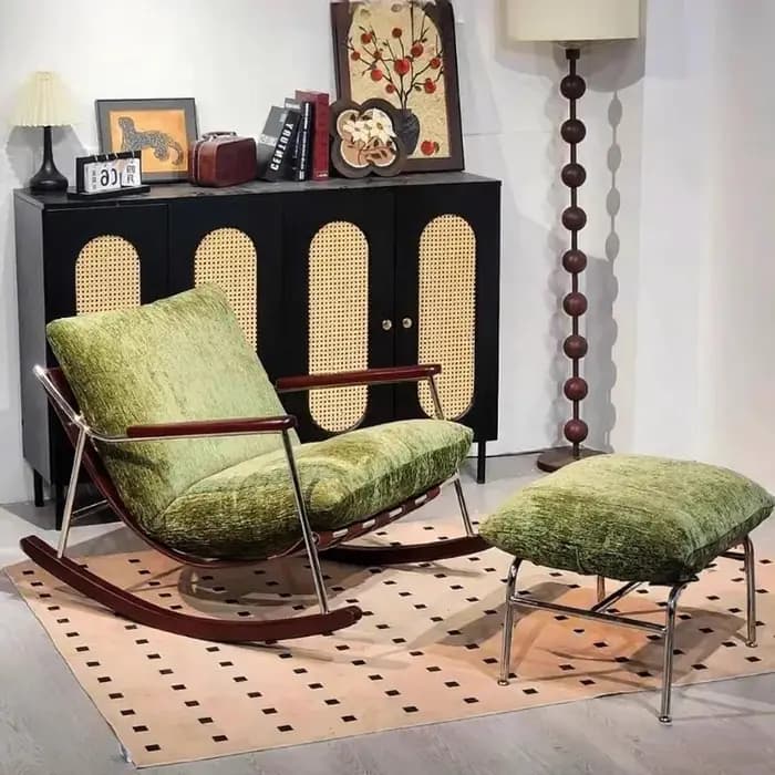Pieds en métal canapé de salon nordique avec fauteuils inclinables moderne Chic Unique