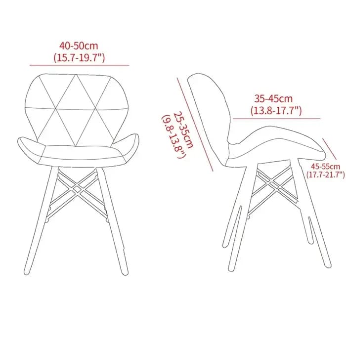 Housse de chaise papillon imperméable
