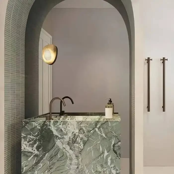 Décors Meuble De Salle De Bain moderne vert européen gain De place Meuble De Salle De Bain debout Me