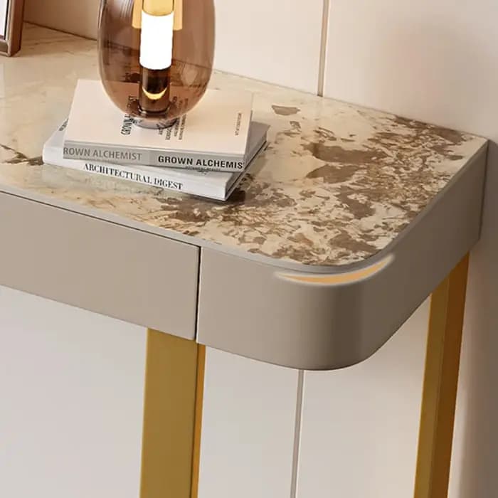 Table console de luxe contemporaine, table d'entrée industrielle populaire, table multifonctionnelle, mesa entrada, meubles pour la maison