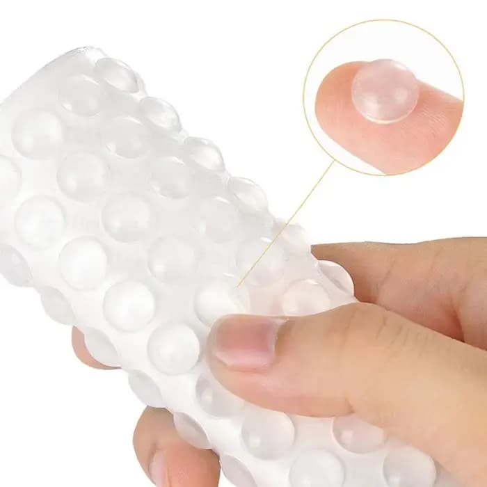 100 pièces Transparent auto-adhésif pieds ronds pare-chocs en caoutchouc de Silicone pare-chocs doux