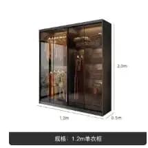 Organisateur étagères armoire robuste chambre moderne luxe armoire parfum affichage Schlafzimmer Sch