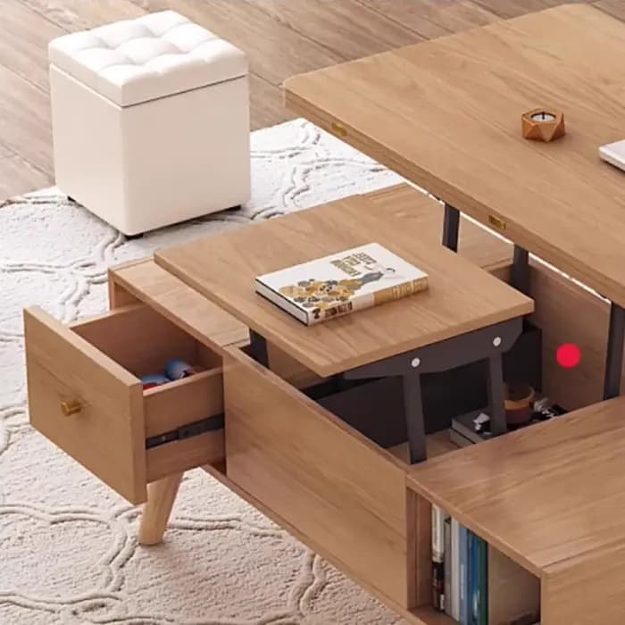 Table basse multifonctionnelle de qualité supérieure avec rangement