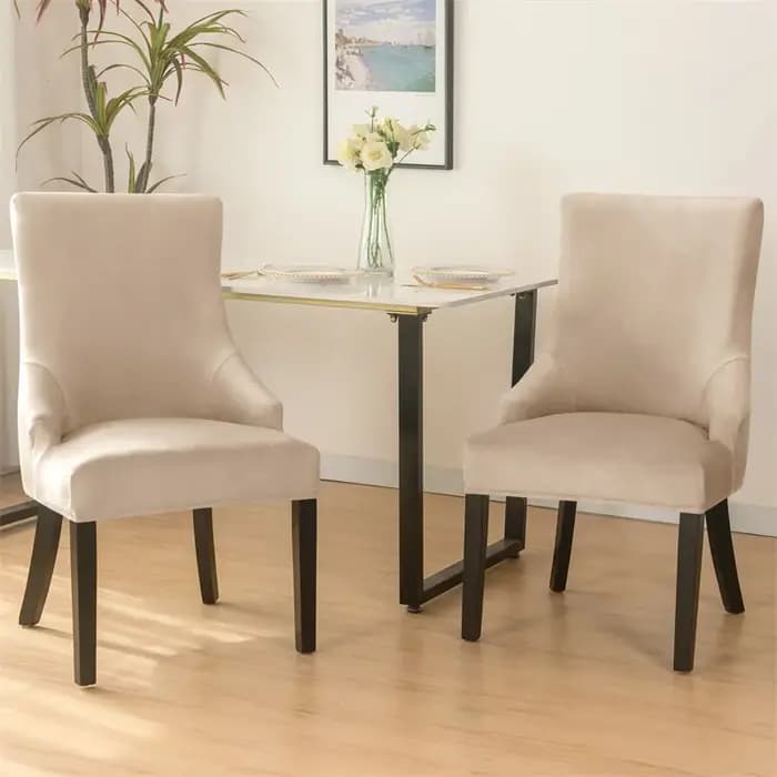 Housse de fauteuil élastique Super douce, couleur Pure, à dossier haut, inclinée, pour décoration de