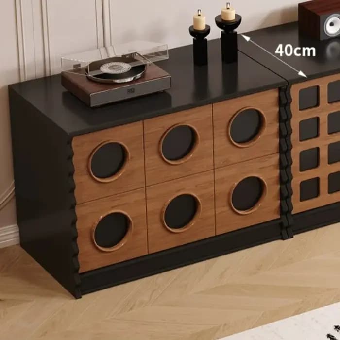 Meuble TV sur pied mobile