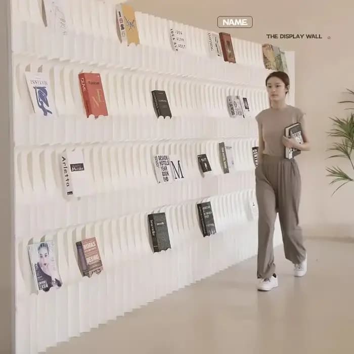 Nouvelles étagères de livres de bureau pliantes en papier rétractable, bibliothèque mobile, organisa
