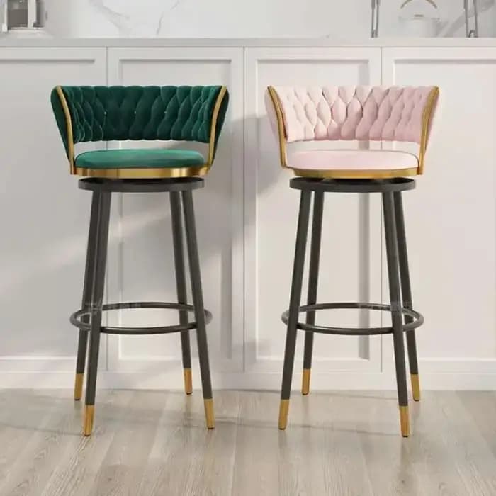Caractéristique chaises de Bar modernes tabouret de salon nordique chaises de Bar de luxe en plein a