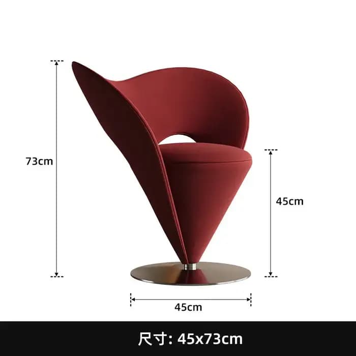 Fauteuil de salon de luxe au design unique