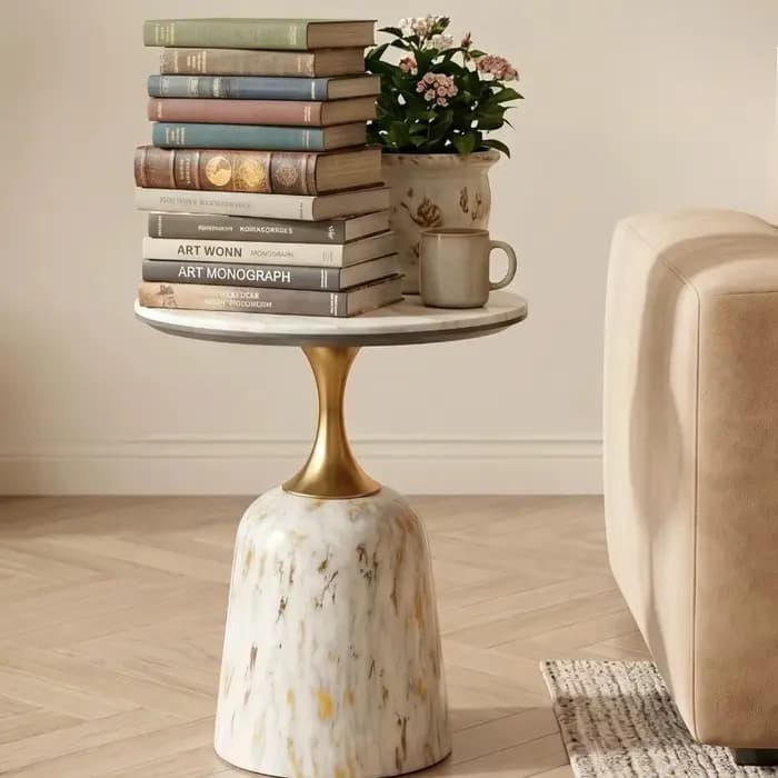 Table d'appoint ronde design
