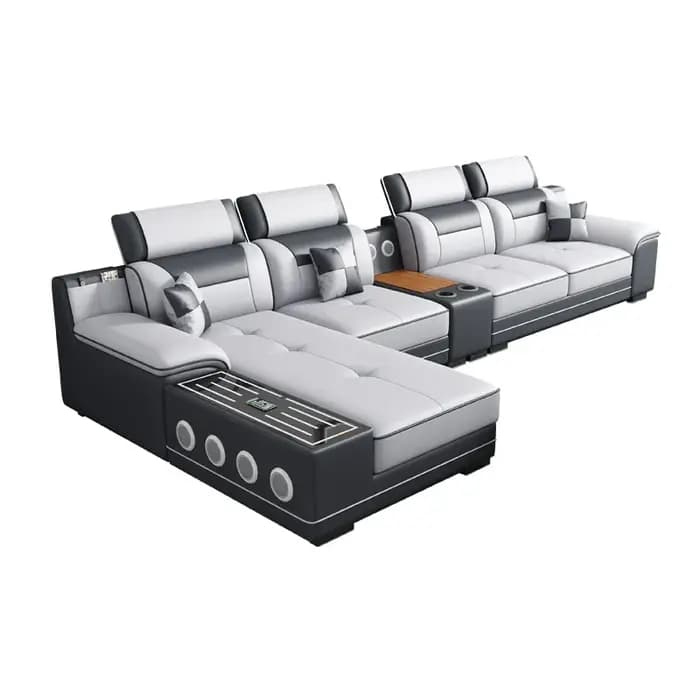 Plais canapé moderne Ajustable luxe sectionnel multifonctionnel inclinable