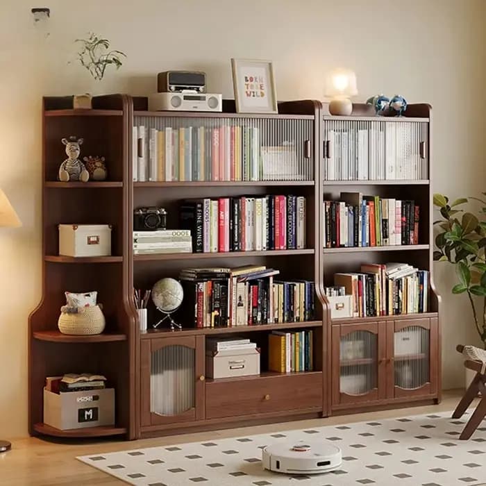 B2B – bibliothèque multifonctionnelle durable en bois massif