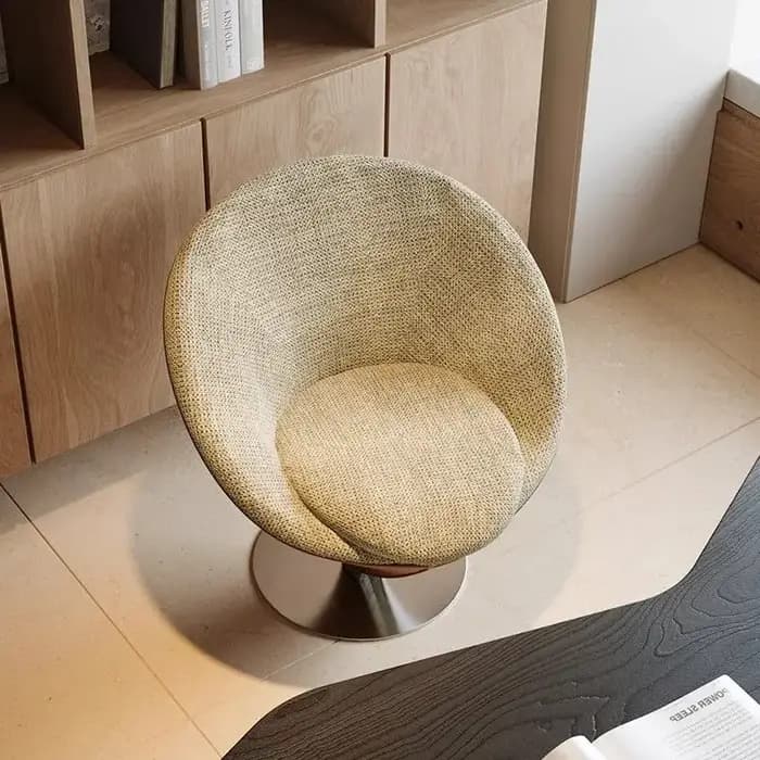 Canapé rétro créatif de luxe rotatif