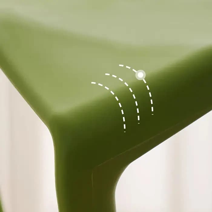 Chaise de Bar nordique moderne en plastique