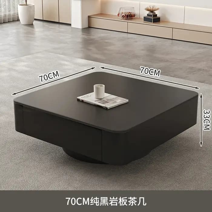 Tables basses de luxe noires Design de salon petites Tables basses d'extérieur uniques modernes Mueb